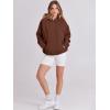 imageANRABESS Women Hoodies Oversized Fleece Long Sleeve Comfy Casual Basic Pullover Sweatshirts 2025 Fall Outfits SweaterBrown