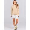 imageANRABESS Women Hoodies Oversized Fleece Long Sleeve Comfy Casual Basic Pullover Sweatshirts 2025 Fall Outfits SweaterDark Apricot