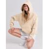 imageANRABESS Women Hoodies Oversized Fleece Long Sleeve Comfy Casual Basic Pullover Sweatshirts 2025 Fall Outfits SweaterDark Apricot
