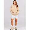 imageANRABESS Women Hoodies Oversized Fleece Long Sleeve Comfy Casual Basic Pullover Sweatshirts 2025 Fall Outfits SweaterDark Apricot