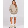 imageANRABESS Women Hoodies Oversized Fleece Long Sleeve Comfy Casual Basic Pullover Sweatshirts 2025 Fall Outfits SweaterDeep Khaki
