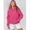 imageANRABESS Women Hoodies Oversized Fleece Long Sleeve Comfy Casual Basic Pullover Sweatshirts 2025 Fall Outfits SweaterHot Pink