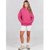 imageANRABESS Women Hoodies Oversized Fleece Long Sleeve Comfy Casual Basic Pullover Sweatshirts 2025 Fall Outfits SweaterHot Pink
