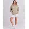 imageANRABESS Women Hoodies Oversized Fleece Long Sleeve Comfy Casual Basic Pullover Sweatshirts 2025 Fall Outfits SweaterKhaki