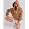 imageANRABESS Women Hoodies Oversized Fleece Long Sleeve Comfy Casual Basic Pullover Sweatshirts 2025 Fall Outfits SweaterLight Brown
