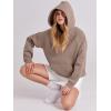 imageANRABESS Women Hoodies Oversized Fleece Long Sleeve Comfy Casual Basic Pullover Sweatshirts 2025 Fall Outfits SweaterLight Khaki