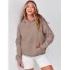 imageANRABESS Women Hoodies Oversized Fleece Long Sleeve Comfy Casual Basic Pullover Sweatshirts 2025 Fall Outfits SweaterLight Khaki
