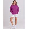 imageANRABESS Women Hoodies Oversized Fleece Long Sleeve Comfy Casual Basic Pullover Sweatshirts 2025 Fall Outfits SweaterPurple