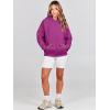 imageANRABESS Women Hoodies Oversized Fleece Long Sleeve Comfy Casual Basic Pullover Sweatshirts 2025 Fall Outfits SweaterPurple