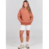 imageANRABESS Women Hoodies Oversized Fleece Long Sleeve Comfy Casual Basic Pullover Sweatshirts 2025 Fall Outfits SweaterRust