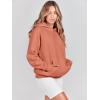 imageANRABESS Women Hoodies Oversized Fleece Long Sleeve Comfy Casual Basic Pullover Sweatshirts 2025 Fall Outfits SweaterRust