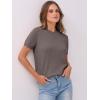 imageANRABESS Womens Short Sleeve Sweaters Wool Blend Crew Neck Sweater Shirts Business Casual Work Tops 2025 Summer OutfitsCoffee