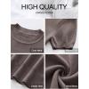 imageANRABESS Womens Short Sleeve Sweaters Wool Blend Crew Neck Sweater Shirts Business Casual Work Tops 2025 Summer OutfitsCoffee