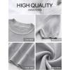 imageANRABESS Womens Short Sleeve Sweaters Wool Blend Crew Neck Sweater Shirts Business Casual Work Tops 2025 Summer OutfitsGrey