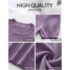 imageANRABESS Womens Short Sleeve Sweaters Wool Blend Crew Neck Sweater Shirts Business Casual Work Tops 2025 Summer OutfitsPurple