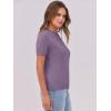 imageANRABESS Womens Short Sleeve Sweaters Wool Blend Crew Neck Sweater Shirts Business Casual Work Tops 2025 Summer OutfitsPurple