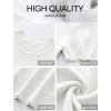 imageANRABESS Womens Short Sleeve Sweaters Wool Blend Crew Neck Sweater Shirts Business Casual Work Tops 2025 Summer OutfitsWhite