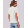 imageANRABESS Womens Short Sleeve Sweaters Wool Blend Crew Neck Sweater Shirts Business Casual Work Tops 2025 Summer OutfitsWhite