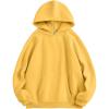 imageANRABESS Women Hoodies Oversized Fleece Long Sleeve Comfy Casual Basic Pullover Sweatshirts 2025 Fall Outfits SweaterYellow