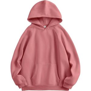 imageANRABESS Women Hoodies Oversized Fleece Long Sleeve Comfy Casual Basic Pullover Sweatshirts 2025 Fall Outfits SweaterPeach