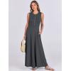 imageANRABESS Women Summer Casual Sleeveless Maxi Sundress Button Fit ampamp Flare ALine Flowy Long Dresses 2025 Beach OutfitsGray Blue