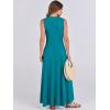 imageANRABESS Women Summer Casual Sleeveless Maxi Sundress Button Fit ampamp Flare ALine Flowy Long Dresses 2025 Beach OutfitsLake