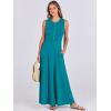 imageANRABESS Women Summer Casual Sleeveless Maxi Sundress Button Fit ampamp Flare ALine Flowy Long Dresses 2025 Beach OutfitsLake