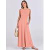 imageANRABESS Women Summer Casual Sleeveless Maxi Sundress Button Fit ampamp Flare ALine Flowy Long Dresses 2025 Beach OutfitsLight Pink