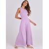 imageANRABESS Women Summer Casual Sleeveless Maxi Sundress Button Fit ampamp Flare ALine Flowy Long Dresses 2025 Beach OutfitsLight Purple