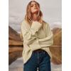 imageANRABESS Womens Oversized Crewneck Long Sleeve Fuzzy Knit Casual Chunky Warm 2025 Fall Pullover Sweaters Top Trendy OutfitsAlmond
