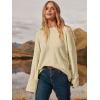imageANRABESS Womens Oversized Crewneck Long Sleeve Fuzzy Knit Casual Chunky Warm 2025 Fall Pullover Sweaters Top Trendy OutfitsAlmond