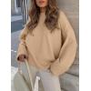 imageANRABESS Womens Oversized Crewneck Long Sleeve Fuzzy Knit Casual Chunky Warm 2025 Fall Pullover Sweaters Top Trendy OutfitsApricot