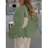 imageANRABESS Womens Oversized Crewneck Long Sleeve Fuzzy Knit Casual Chunky Warm 2025 Fall Pullover Sweaters Top Trendy OutfitsArmy Green