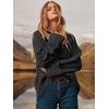 imageANRABESS Womens Oversized Crewneck Long Sleeve Fuzzy Knit Casual Chunky Warm 2025 Fall Pullover Sweaters Top Trendy OutfitsBlack