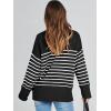 imageANRABESS Womens Oversized Crewneck Long Sleeve Fuzzy Knit Casual Chunky Warm 2025 Fall Pullover Sweaters Top Trendy OutfitsBlack White Stripe
