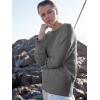 imageANRABESS Womens Oversized Crewneck Long Sleeve Fuzzy Knit Casual Chunky Warm 2025 Fall Pullover Sweaters Top Trendy OutfitsDark Gray