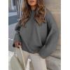 imageANRABESS Womens Oversized Crewneck Long Sleeve Fuzzy Knit Casual Chunky Warm 2025 Fall Pullover Sweaters Top Trendy OutfitsDark Gray