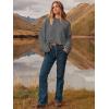 imageANRABESS Womens Oversized Crewneck Long Sleeve Fuzzy Knit Casual Chunky Warm 2025 Fall Pullover Sweaters Top Trendy OutfitsDark Gray