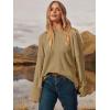 imageANRABESS Womens Oversized Crewneck Long Sleeve Fuzzy Knit Casual Chunky Warm 2025 Fall Pullover Sweaters Top Trendy OutfitsDark Khaki