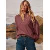 imageANRABESS Womens Oversized Crewneck Long Sleeve Fuzzy Knit Casual Chunky Warm 2025 Fall Pullover Sweaters Top Trendy OutfitsFuchsia