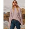 imageANRABESS Womens Oversized Crewneck Long Sleeve Fuzzy Knit Casual Chunky Warm 2025 Fall Pullover Sweaters Top Trendy OutfitsGray Purple