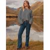 imageANRABESS Womens Oversized Crewneck Long Sleeve Fuzzy Knit Casual Chunky Warm 2025 Fall Pullover Sweaters Top Trendy OutfitsGrey