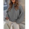 imageANRABESS Womens Oversized Crewneck Long Sleeve Fuzzy Knit Casual Chunky Warm 2025 Fall Pullover Sweaters Top Trendy OutfitsGrey