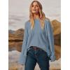 imageANRABESS Womens Oversized Crewneck Long Sleeve Fuzzy Knit Casual Chunky Warm 2025 Fall Pullover Sweaters Top Trendy OutfitsGrey Blue