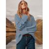 imageANRABESS Womens Oversized Crewneck Long Sleeve Fuzzy Knit Casual Chunky Warm 2025 Fall Pullover Sweaters Top Trendy OutfitsGrey Blue