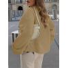 imageANRABESS Womens Oversized Crewneck Long Sleeve Fuzzy Knit Casual Chunky Warm 2025 Fall Pullover Sweaters Top Trendy OutfitsKhaki