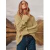 imageANRABESS Womens Oversized Crewneck Long Sleeve Fuzzy Knit Casual Chunky Warm 2025 Fall Pullover Sweaters Top Trendy OutfitsLight Khaki