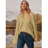 imageANRABESS Womens Oversized Crewneck Long Sleeve Fuzzy Knit Casual Chunky Warm 2025 Fall Pullover Sweaters Top Trendy OutfitsLight Khaki