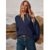 imageANRABESS Womens Oversized Crewneck Long Sleeve Fuzzy Knit Casual Chunky Warm 2025 Fall Pullover Sweaters Top Trendy OutfitsNavy Blue