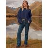imageANRABESS Womens Oversized Crewneck Long Sleeve Fuzzy Knit Casual Chunky Warm 2025 Fall Pullover Sweaters Top Trendy OutfitsNavy Blue